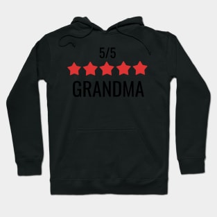 5 Star Grandma Review Hoodie